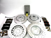 Maserati Ghibli Quattroporte front rear brake pads rotors TopEuro FREE FILTER #520