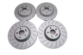 Mercedes S Class S550 S560 S450 front & rear brake rotors TopEuro #2714