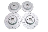 Mercedes S Class S550 S560 S450 front and rear brake rotors TopEuro #2718