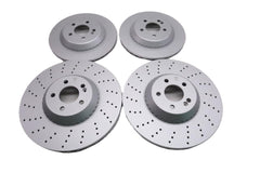 Mercedes S Class S550 S560 S450 front and rear brake rotors TopEuro #2718