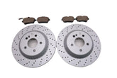 Mercedes S class S550 S560 S450 rear brake pads & rotors TopEuro #2715