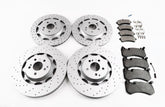 Mercedes E63 Amg S front rear brake pads & rotors TopEuro #2236
