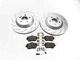 Mercedes S class S550 rear brake pads & rotors TopEuro #673