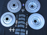 Maserati Ghibli Quattroporte SQ4 Front Rear Brake Pads and Rotors TopEuro #1512