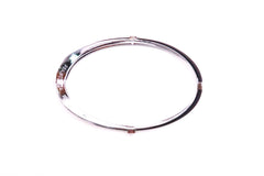 Bentley Bentayga right outer chrome headlight ring #2451