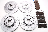 Mercedes Glc63 Gt63 Gt53 Amg front rear brake pads & rotors #1954