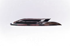 Bentley Bentayga chrome right fender air vent grill 1pc #2015