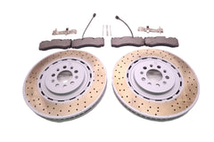 Maserati GranTurismo Gran Turismo Gt front brake pads rotors TopEuro #2486