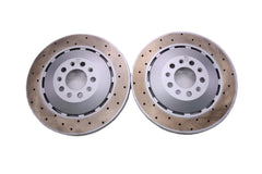 Maserati GranTurismo Gran Turismo Gt rear brake disk rotors TopEuro #2490