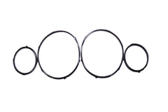 Bentley Mulsanne black headlight rings 4pcs #2573