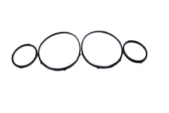 Bentley Mulsanne black headlight rings 4pcs #2573