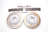 Maserati Ghibli 3.8 Trofeo front brake pads & rotors Low Dust TopEuro #2691
