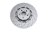 Mercedes E63 AMG S front brake disc rotor 1pc TopEuro #2627