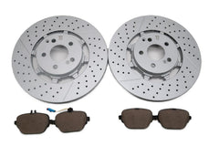 Mercedes E63 AMG S rear brake pads & rotors TopEuro #2628