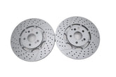 Mercedes E63 AMG S rear brake disc rotors x2 pcs TopEuro #2629