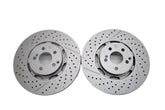 Mercedes Gt53 E63 C63 Cls63 Amg front brake diksc rotors 2pcs TopEuro #2637