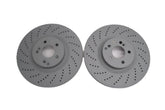 Mercedes Benz C63 Amg front brake disk rotors TopEuro #2648