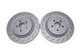 Mercedes Benz C63 Sl63 Sl65 Gt63 Gt Amg rear brake disc rotors 2pcs TopEuro #2651