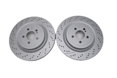 Mercedes Benz C63 Sl63 Sl65 Gt63 Gt Amg rear brake disc rotors 2pcs TopEuro #2651