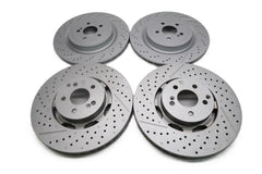Mercedes Gt front & rear brake disc rotors TopEuro #2668
