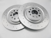 Maserati Ghibli Sq4 S Quattroporte rear brake disc rotors PREMIUM QUALITY #160