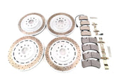 Maserati Ghibli Quattroporte front rear brake pads & rotors 17-2024 #1317
