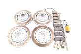 Maserati Ghibli Quattroporte front rear brake pads rotors + FREE oil filter 2014-16 #1332