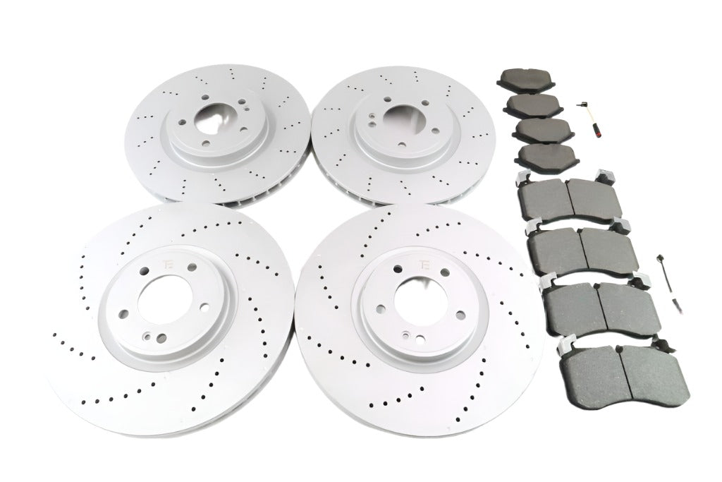 Mercedes G63 Amg front & rear brake pads and rotors TopEuro #1353