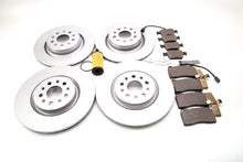 Load image into Gallery viewer, Maserati Ghibli Base brake pads rotors service kit + oil filter 800