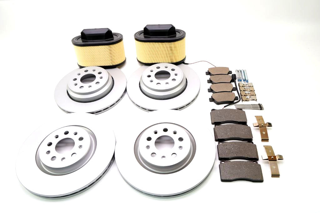 Maserati Ghibli Base brake pads rotors filters service kit 791