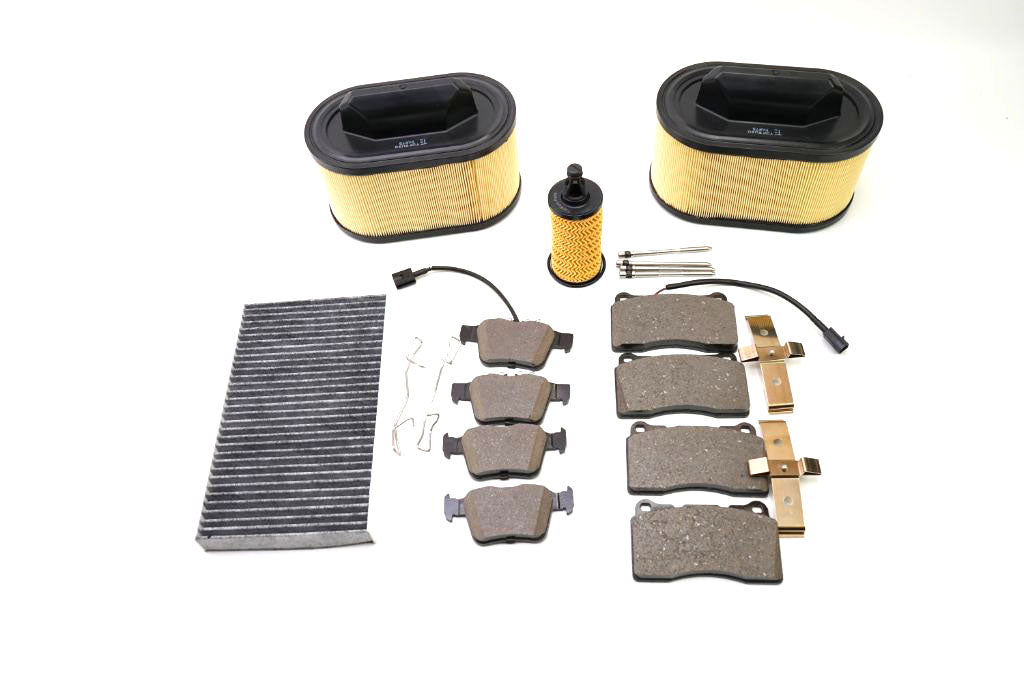 Maserati Ghibli Base brake pads rotors filters service kit 797