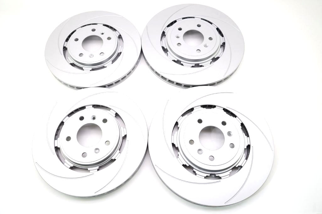 Aston Martin Rapide front rear brake rotors TopEuro 4pcs #818