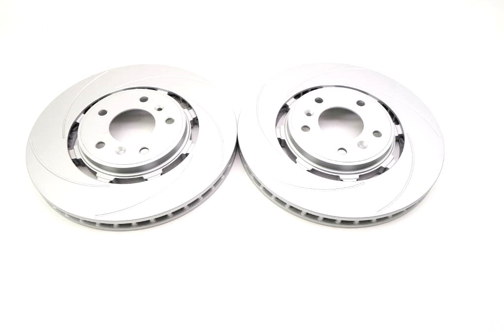 Aston Martin Rapide front rear brake rotors TopEuro 4pcs #818