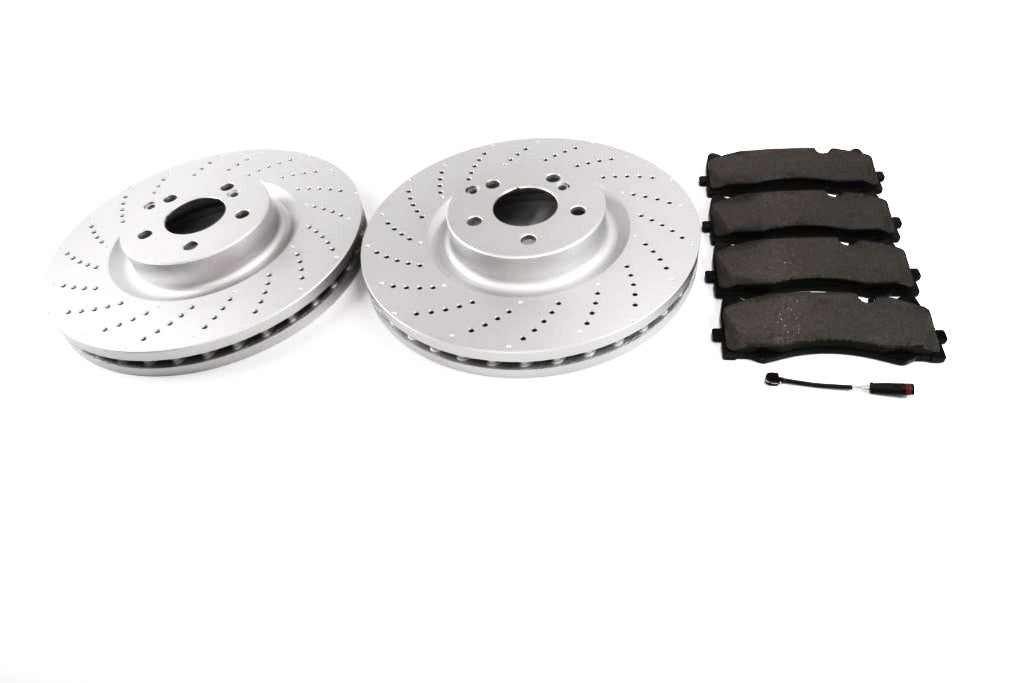 Mercedes C63 Amg front brake pads & rotors TopEuro #1453