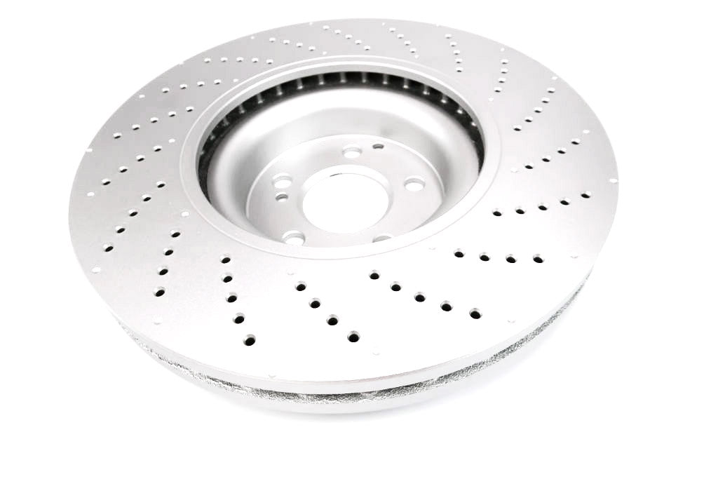 Mercedes C63 Amg front brake disc rotor 1pc TopEuro #1455