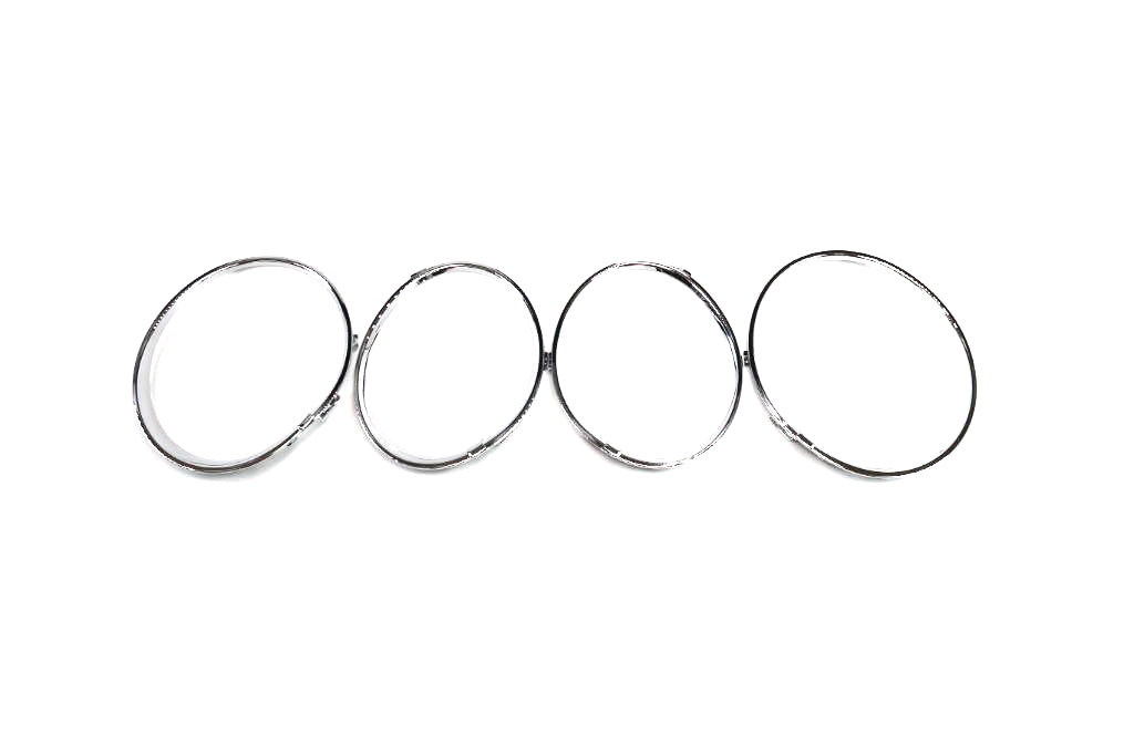 Bentley Gt Gtc Flying Spur headlight chrome trim rings #1614