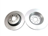 Maserati Ghibli base rear brake rotors set 2pcs TopEuro #218 PREMIUM