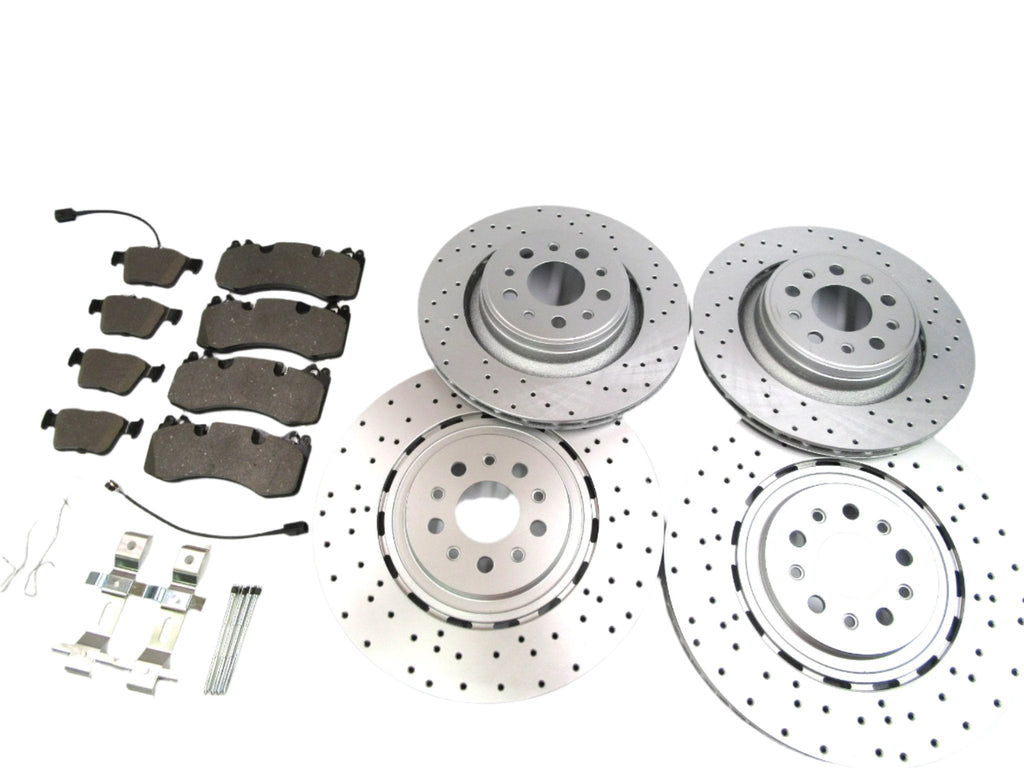 Maserati Levante S front rear brake pads & rotors TopEuro #585