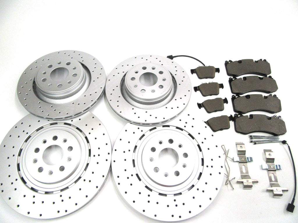 Maserati Levante S front rear brake pads & rotors TopEuro #585