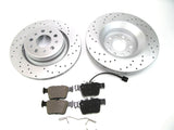 Maserati Levante S rear brake pads & rotors LOW DUST TopEuro #588