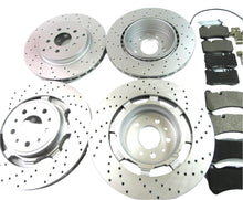 Load image into Gallery viewer, Maserati GranTurismo Gt front rear brake pads rotors set TopEuro #206 PREMIUM