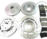 Maserati GranTurismo Gt front rear brake pads rotors set TopEuro #206 PREMIUM