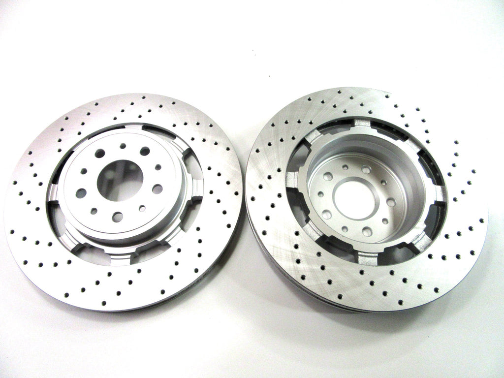 Maserati GranTurismo Gt front brake disc rotors set 2pcs PREMIUM TopEuro #205