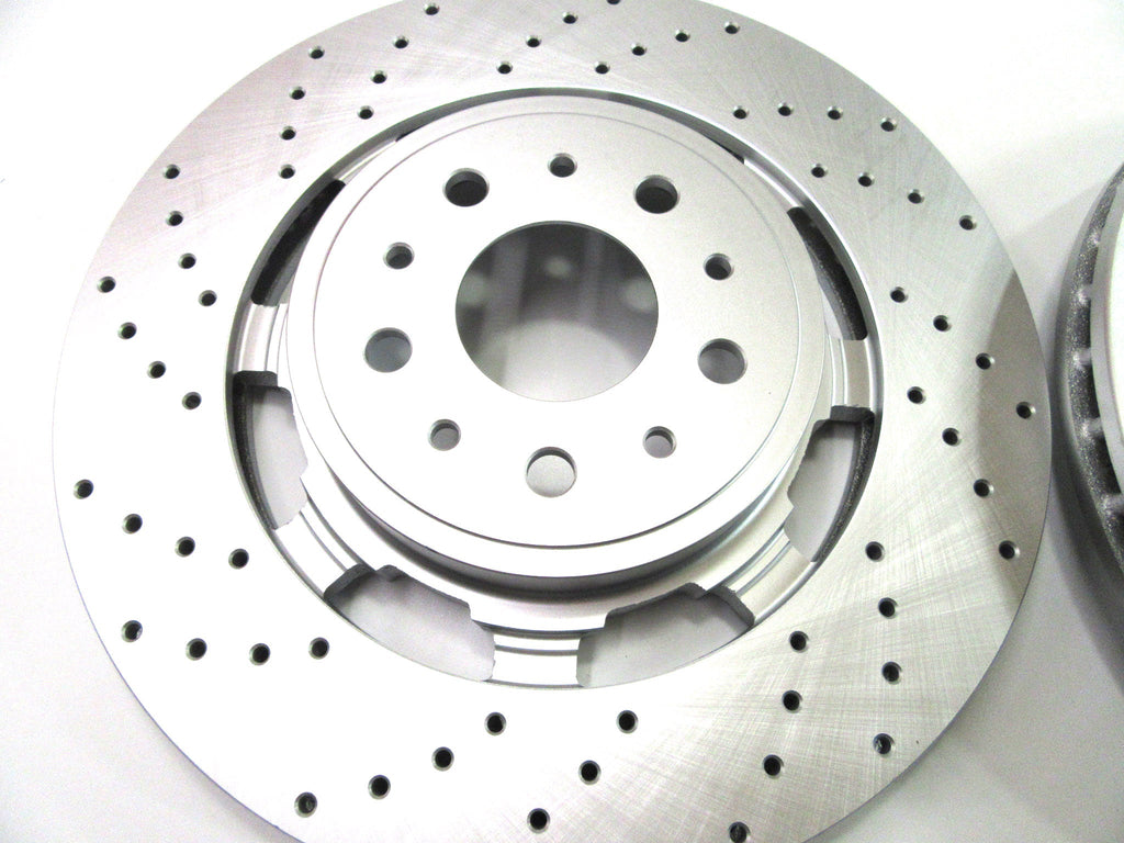 Maserati GranTurismo Gt front brake disc rotors set 2pcs PREMIUM TopEuro #205