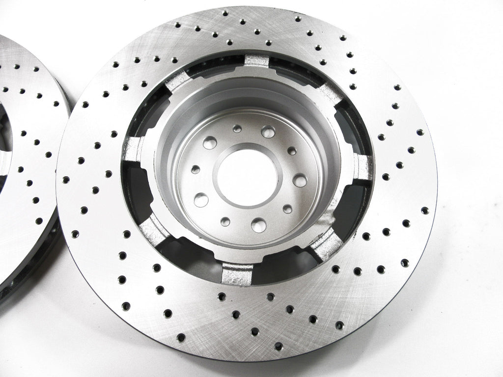 Maserati GranTurismo Gt front brake disc rotors set 2pcs PREMIUM TopEuro #205