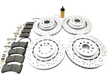 Load image into Gallery viewer, Maserati Ghibli Quattroporte brake pads rotors service kit #862 14-16