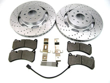 Load image into Gallery viewer, Maserati GranTurismo Gt front brake pads &amp; rotors TopEuro #605 LOW DUST