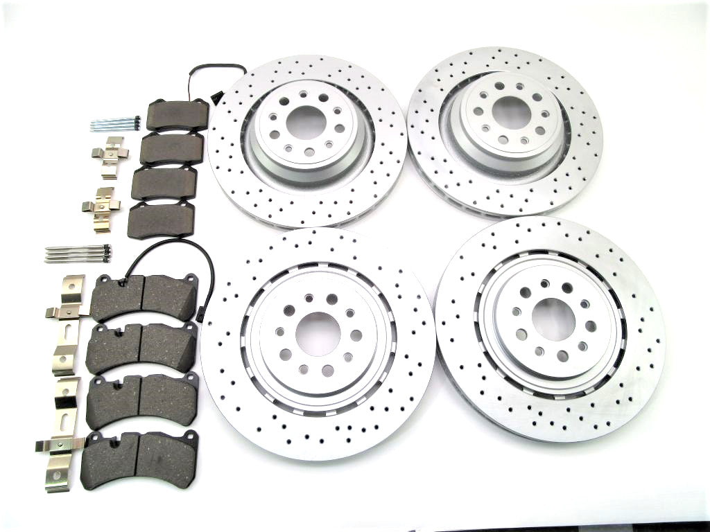 Maserati Ghibli Quattroporte brake pads rotors service kit #863 14-16