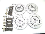 Maserati Ghibli Quattroporte brake pads rotors service kit #863 14-16