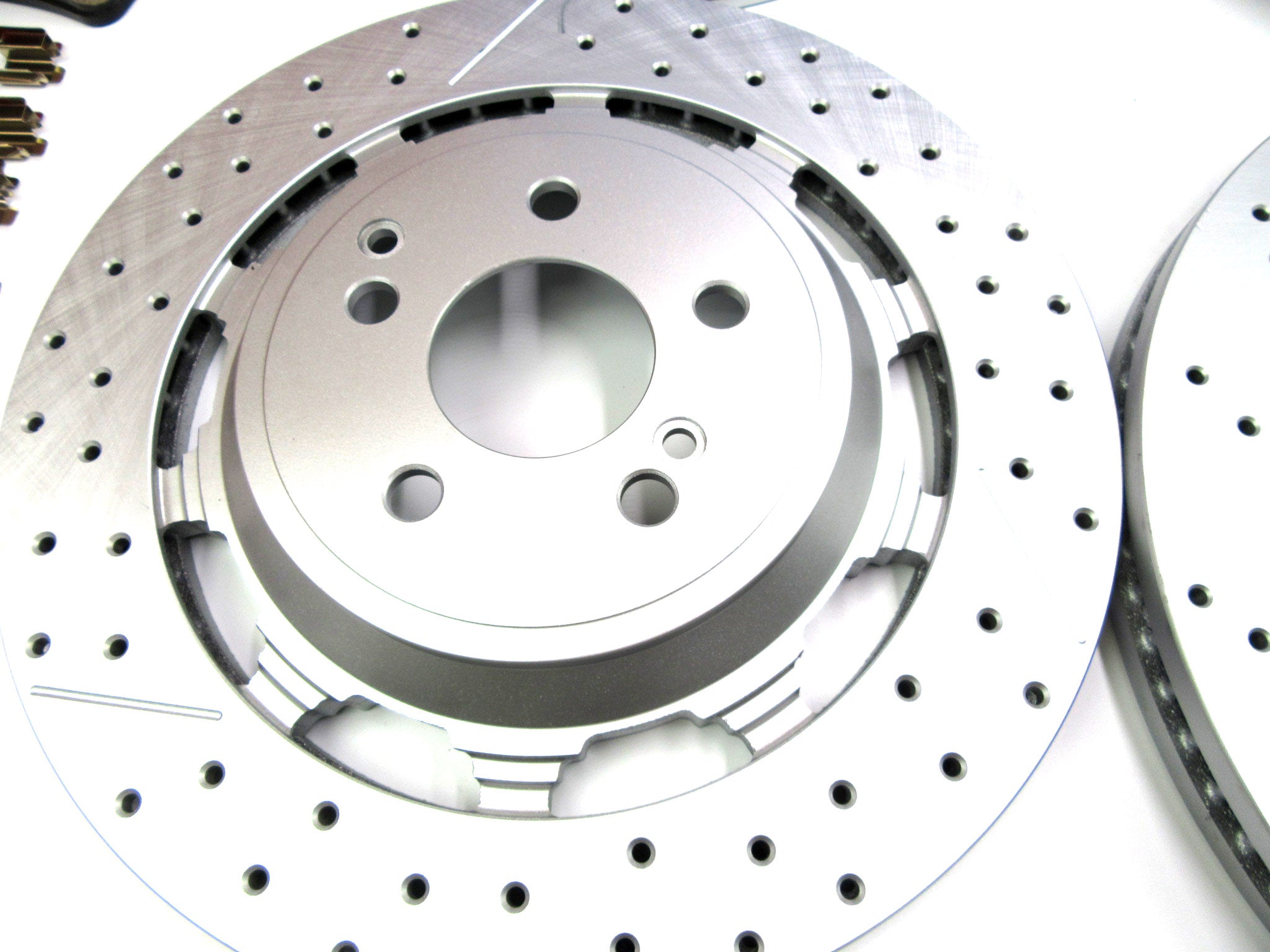 Mercedes Benz S63 S65 Amg front rear brake pads and rotors set #310 TopEuro